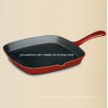 Fabricante de OEM Fabricante Cast Iron Frypan Tamaño 24X24cm